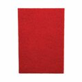 Pinpoint 28 x 14 in. Buffing Floor Pads - Red - 10 Count PI3211272